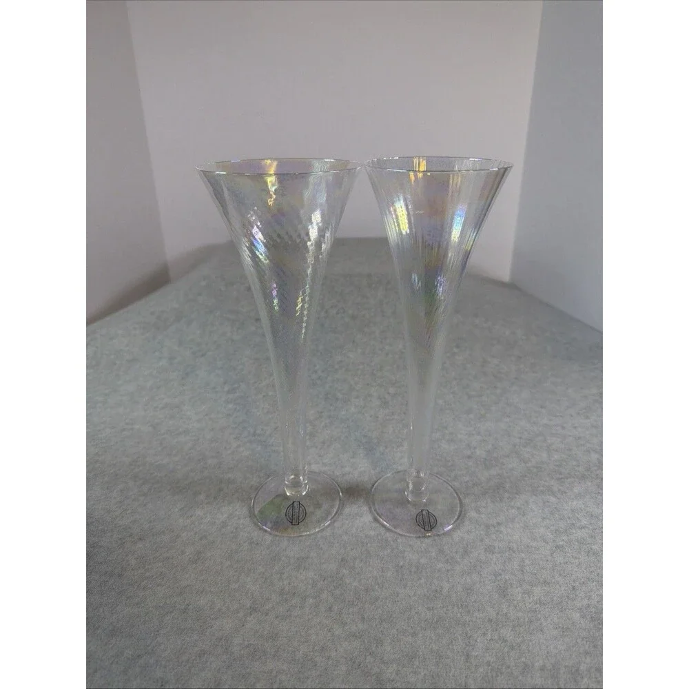 Artland Vertical Optic Hollow Stem Fluted Champagne 10 1/8 